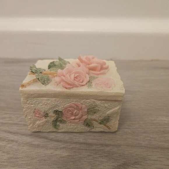 3D Rose Trinket Box - Jewelry Holder - Picture 1 of 5